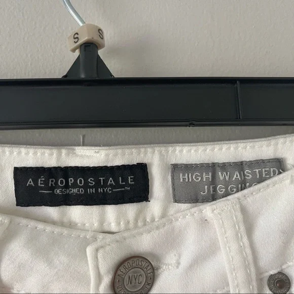 Aeropostale high waist white jeggings - Picture 2 of 3